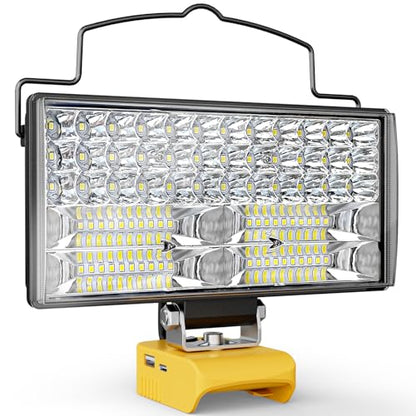 LED Work Light Compatible with DeWALT 20V Battery, 148W 14800LM,Tool Only - color: 148W