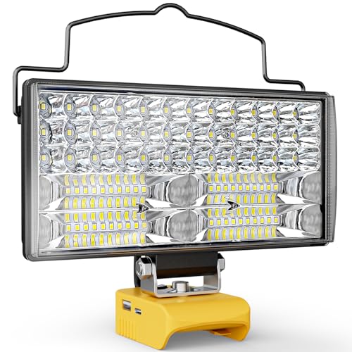 LED Work Light Compatible with DeWALT 20V Battery, 148W 14800LM,Tool Only - color: 148W
