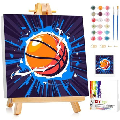 Paint by Numbers Kit for Adults Beginners & Kids Ages 8-12 with Frame - color: style-9