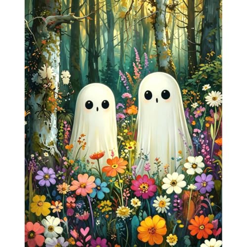bleihum Halloween Paint by Numbers Kit for Adults 16x20inch - color: MT23067-US