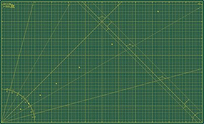 Elan Cutting Mat 36x60 Green, Extra Large Self Healing Cutting Mat 36 x 60 Inch, 5-Ply Craft Board Green, Hobby Board for Sewing and Quilting - style: 60 x 36"