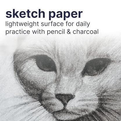 Strathmore 200 Series Sketch Pad, 9x12 inch, 100 Sheets, Tape Bound - Artist Sketchbook for Drawing, Illustration, Art Class Students (Pack of 12) - size: 9x12 (Pack of 12)