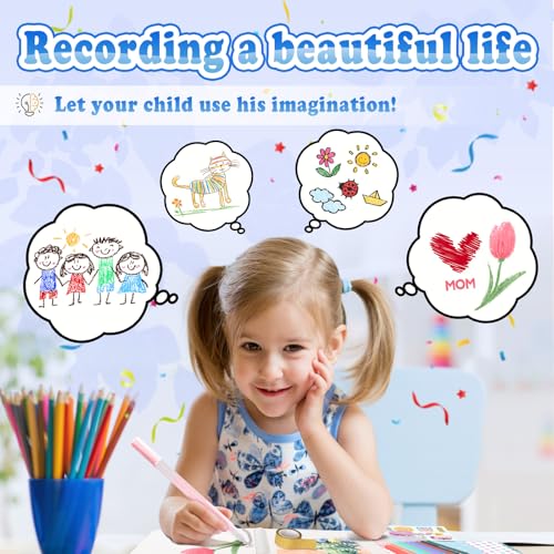 Nsrzua DIY Journal Kit for Girls,Toys for Ages 8-14 and Birthday Gifts for Girls - color: blue