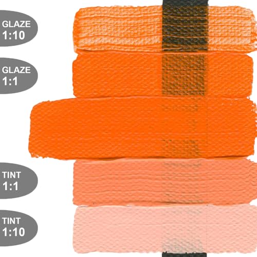 GOLDEN Heavy Body Acrylics, Cadmium Orange, 2 fl. oz. Tube