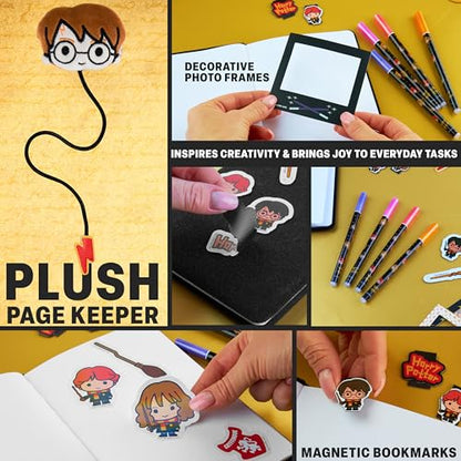 Get Trend Harry Potter Gifts Scrapbook Kit for Girls Boys with Notebook, Stickers, Pens, Bookmarks, Frames, Patches, Art Supplies, Gifts for Kids (Multi Harry Potter) - color: Multi Harry Potter