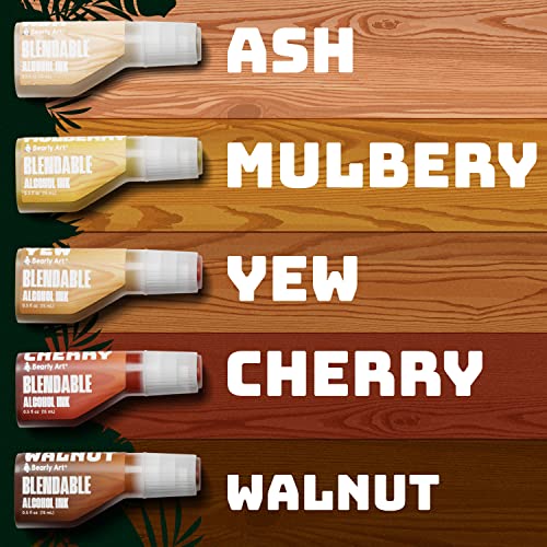 Bearly Art Alcohol Ink Forest Collection Blendable Set 0.5 fl oz Each
