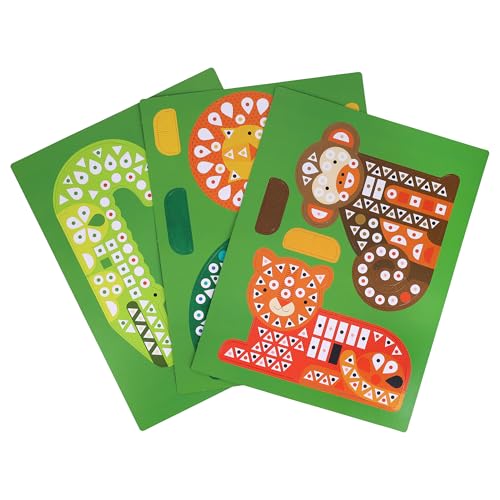 Petit Collage Mosaic Sticker Activity: Animal Friends