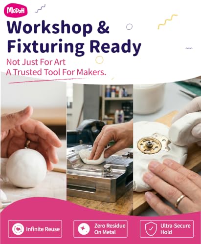 Plasticine Oil Based Modeling Clay, Non Hardening Reusable Clay, Non Toxic, Sulfur Free, No Bake, Non Drying Professional Plastilina Sculpting Clay (White, 2 Lbs) (2026 Formula Upgrade) - color: White, size: 2 Lbs