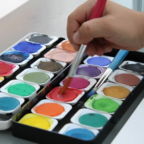 da Vinci Series 354B Primo Synthetic Flat Brush, Size 16. (354B-16) - color: Blue, style: Flat Synthetic
