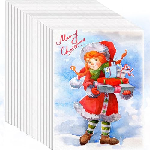 100 Sheets Watercolor Paper, 5"x7" Water Color Paper Bulk, Drawing Paper - size: 5" x 7", 100 sheets, style: loose watercolor drawing paper