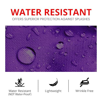 Utopia Kitchen 2 Pack Bib Apron, Adjustable with 2 Pockets, Water and Oil Resistant, Cooking Kitchen Chef Apron for Women Men - color: Purple