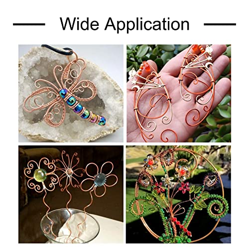 Pandahall 984 FT Brown Aluminum Wire 20 Gauge Flexible Metal Craft Wires Armature Bendable Wire for Jewelry Making, Bonsai Trees, Sculpting, DIY Crafts Beading Floral