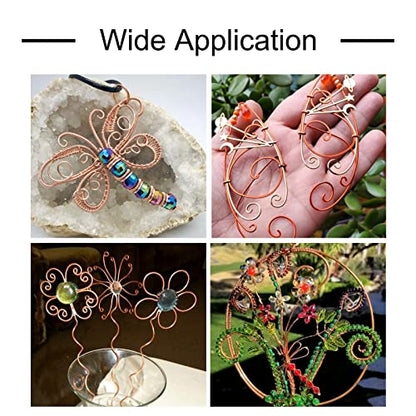 Pandahall 984 FT Brown Aluminum Wire 20 Gauge Flexible Metal Craft Wires Armature Bendable Wire for Jewelry Making, Bonsai Trees, Sculpting, DIY Crafts Beading Floral