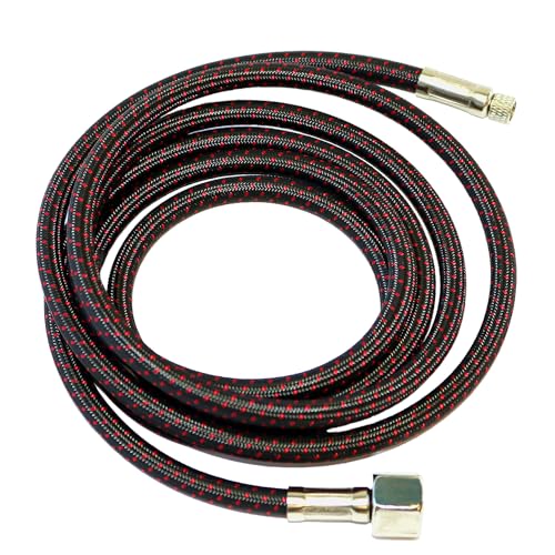 Paasche Airbrush 6-Foot Braided Air Hose (A-1/8-6) - size: 6' Nylon Braided Air Hose