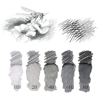 Faber-Castell Graphite Aquarelle Water-Soluble Single Pencil, 6B
