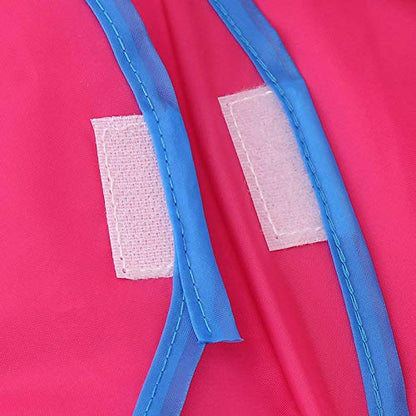 Zkptops 6 Pack Kids Art Smocks Waterproof Kid Painting Aprons Toddler Art Smock Kids Paint Smock with Long Sleeve 3 Roomy Pockets for Age 3-7 Years - color: 6 Pack