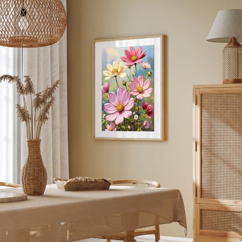 YOYA 2 Pack 5D Flowers Diamond Art Kits for Adults 12x16 Inch - color: Flowers 041
