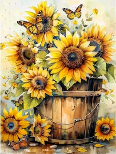 Arttoplus Sunflowers Diamond Art Kits for Adults Beginner 12x16 inch - color: G6713