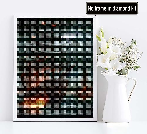 Diymood DIY 5D Diamond Painting Kits for Adults Pirate Ship - Diamond Art Kits for Adults Boat | Full Drill Round | Crystal Mosaic Picture | Beginner | Home Wall Decor | 16x20 inch - color: Colorful3