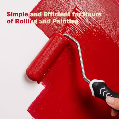 Mister Rui 21 Pack 4 Inch Paint Tray Set with 20 Liners | Thickened Plastic Tray with Magnetic Brush Holder & Disposable Liners. Ideal for Small Projects, Touch-Ups and DIY Crafts - size: 4 Inch, 21 Pack