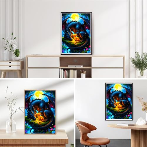 Arttoplus Dragon Diamond Art Kits for Adults Beginner 12x16 inch - color: G9468
