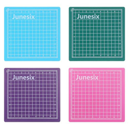 4Pcs Small Cutting Mat, Self Healing Craft Mat | Mini Sewing Cutting Pad Non-Slip Mini Cut Board for Scrapbooking Quilting Sewing Accessories