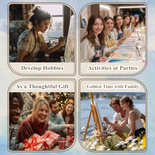 Christian Paint by Number for Adults, Paint by Numbers Kit for Adults 16x20 - color: Christian