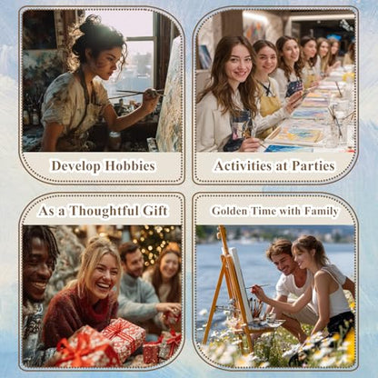 Christian Paint by Number for Adults, Paint by Numbers Kit for Adults 16x20 - color: Christian