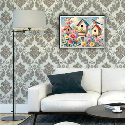 hill froeistung 5D Colorful Bird Diamond Art Painting Kits for Adults - color: HF-A074