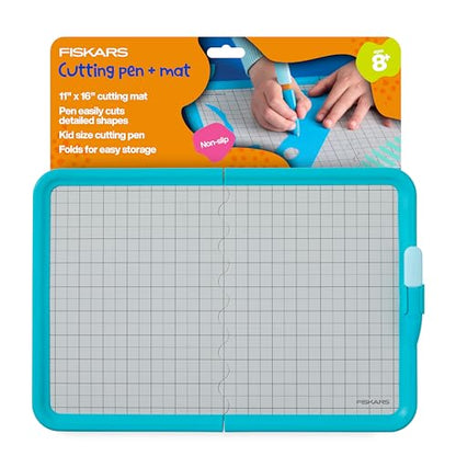 Fiskars Kids Cutting Pen with Foldable Non-Slip Mat - style: Cutting Pen & Mat