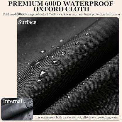 Light Weight Art Portfolio Tote Bag 20'' x 26'' Black Waterproof Canvas Carrying Storage Case with Detachable Shoulder Strap For Photography Artwork Poster Sketching Drawing - size: 20 x 26 Inch