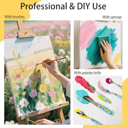 SNOWSUN Heavy Body Acrylic Paint, 1L (40oz) Bulk Ultramarine Blue - Artist Grade Thick Paint for Canvas, Wood, Ceramic & Crafts - color: Ultramarine