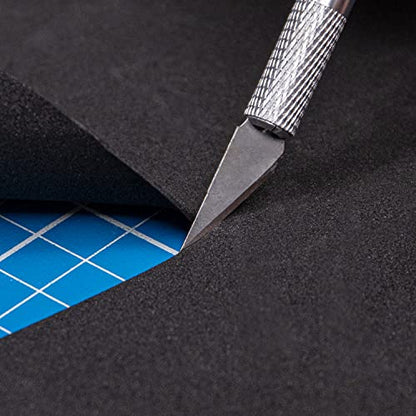 MEARCOOH Black Foam Sheets Crafts 9x12 Inch 2mm Eva Craft Foam Paper for Crafts Project Preschoolers Classroom Scrapbooking DIY Cosplay(10 Sheets) - color: Black, size: 10PCS Non-adhesive