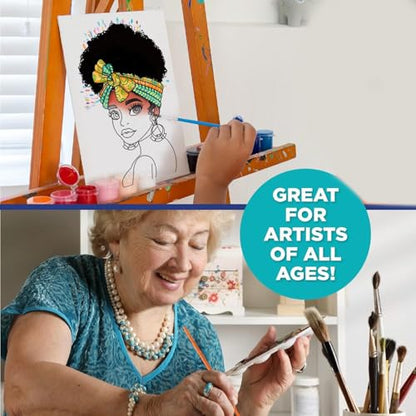 Pre Drawn for Painting for Adults 10 Pack 8X10 Without Frame Sip and Paint Canvas,Drawn Canvas for Painting for Adults,Sip and Paint for Adult's Date Night - style: Without Frame