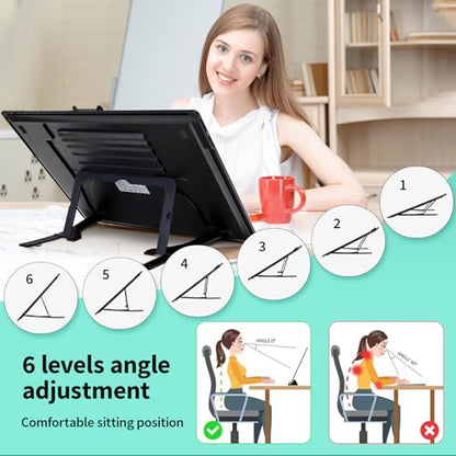 A3 Light Board for Diamond Painting - Rechargeable Tracing Light Box with Carry Bag, 3 Colours Stepless Dimmable 6 Levels Brightness Light Pad, Battery Powered Portable Light Pad for Tracing - style: A3 Rechargeable(Black) with Bag