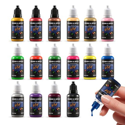VM Model Paint,20ml War Color Acrylic Paint for Miniatures, Models,Crafts - color: War Color Set 16 Bottles