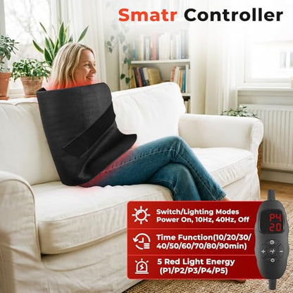 Red Light Therapy Mat for Body, Red Lights Pad with 660nm&850nm Infrared Light Therapy Mat, Chirstmas Birthday Festival Gift for Women Men Father Dad Mother Mom Lover Elderly 31.5''*24'' - size: 31.5''×24''
