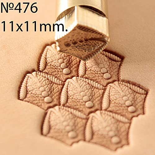 DandS ltd Leather Stamp Tool, Scale, Professional Steel Craft Tool for Leatherworking, Embossing, Carving & Stamping Leather Projects, Belts Wallets & DIY Projects Compatible with Mallet #476 - color: Skull Face 0.43 x 0.43"