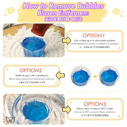 Fairy Potion Resin Shaker Silicone Mold Set with Manual - color: 7 bottles