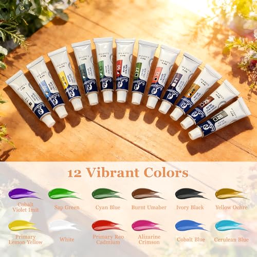 Mini Watercolor Paint Set Travel, Portable Pocket Watercolor Kit with Wooden Palette,Colours,Sketchbook, Brush&Water Cup,Clip.Complete Artist Supplies From Beginner Watercolors to Seasoned Pro Needs