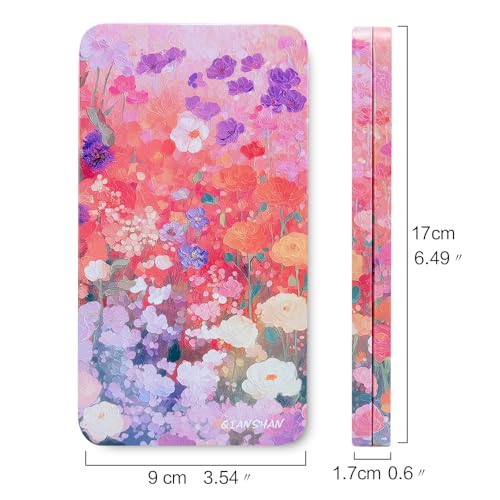 40Pcs Empty Half Pans Watercolor Tin Palette with Magnetic Stripe | Travel Tin Palette Case,Portable Artist Paints Half Pan Kits,DIY Watercolor Oils Acrylics Painting Drawing - color: Blossom Paradise