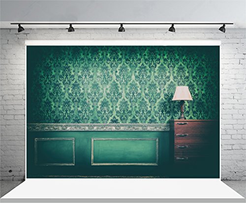 Yeele 10x8ft Vintage Room Interior Backdrop for Photography Antique Green Rococo Old Wall Background Kids Adult Photo Booth Shoot Vinyl Studio Props