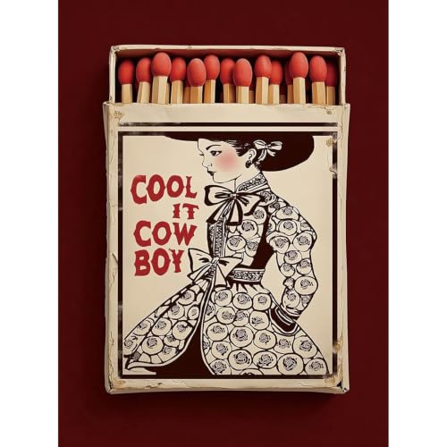 Cool It Cow Boy Diamond Art Kits for Adults Diamond Painting Kit Beginner | Cute Western 5D Funny DIY Diamond Dots Full Drill Crafts for Gem Art Dot Art for Adults Home Wall Decor for Teens 12x16 in - color: DP04904