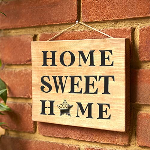 YEAJON 1 Inch Letter Stencils and Numbers, 40 Pcs Alphabet Drawing Templates, Reusable Plastic Art Craft Stencils for Painting on Wood, Wall, Fabric, Rock, Signage, Door Porch - size: 1 Inch