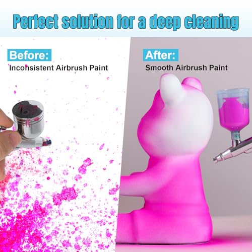 FansArriche Airbrush Cleaner, 33.82 fl oz Air Brush Cleaning Solution - size: 33.82 Fl Oz (Pack of 1)
