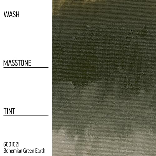 Williamsburg Artist Oil Colors, Bohemian Green Earth, 37 ml Tube | Artist grade oil paint delivering rich texture, high pigment load, and distinctive handmade character. - color: Bohemian Green Earth, size: 1.25 Fl Oz (Pack of 1)