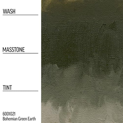 Williamsburg Artist Oil Colors, Bohemian Green Earth, 37 ml Tube | Artist grade oil paint delivering rich texture, high pigment load, and distinctive handmade character. - color: Bohemian Green Earth, size: 1.25 Fl Oz (Pack of 1)