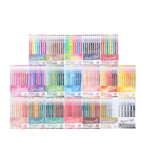 162 Colors 0.6mm Gel Pen Drawing Set