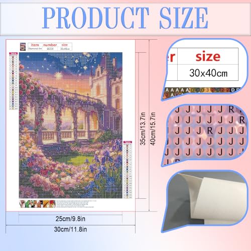 DOTZSO 6 Pack Landscape Diamond Painting Kits Art Adults Beginner 12x16 in | Painting Kit,Crafts DIY 5D Diamond Art Packs Kits.Full for Adults Beginner,Home Wall Decoration Gift - color: Flying