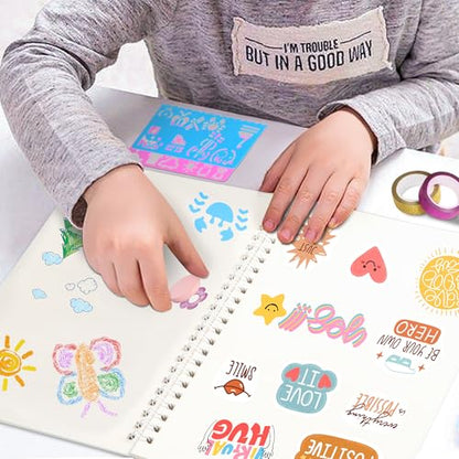Nsrzua DIY Journal Kit for Girls,Toys for Ages 8-14 and Birthday Gifts for Girls - color: blue